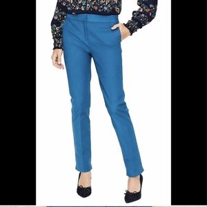 Boden Richmond Ankle Pants, teal blue, size 8 Long